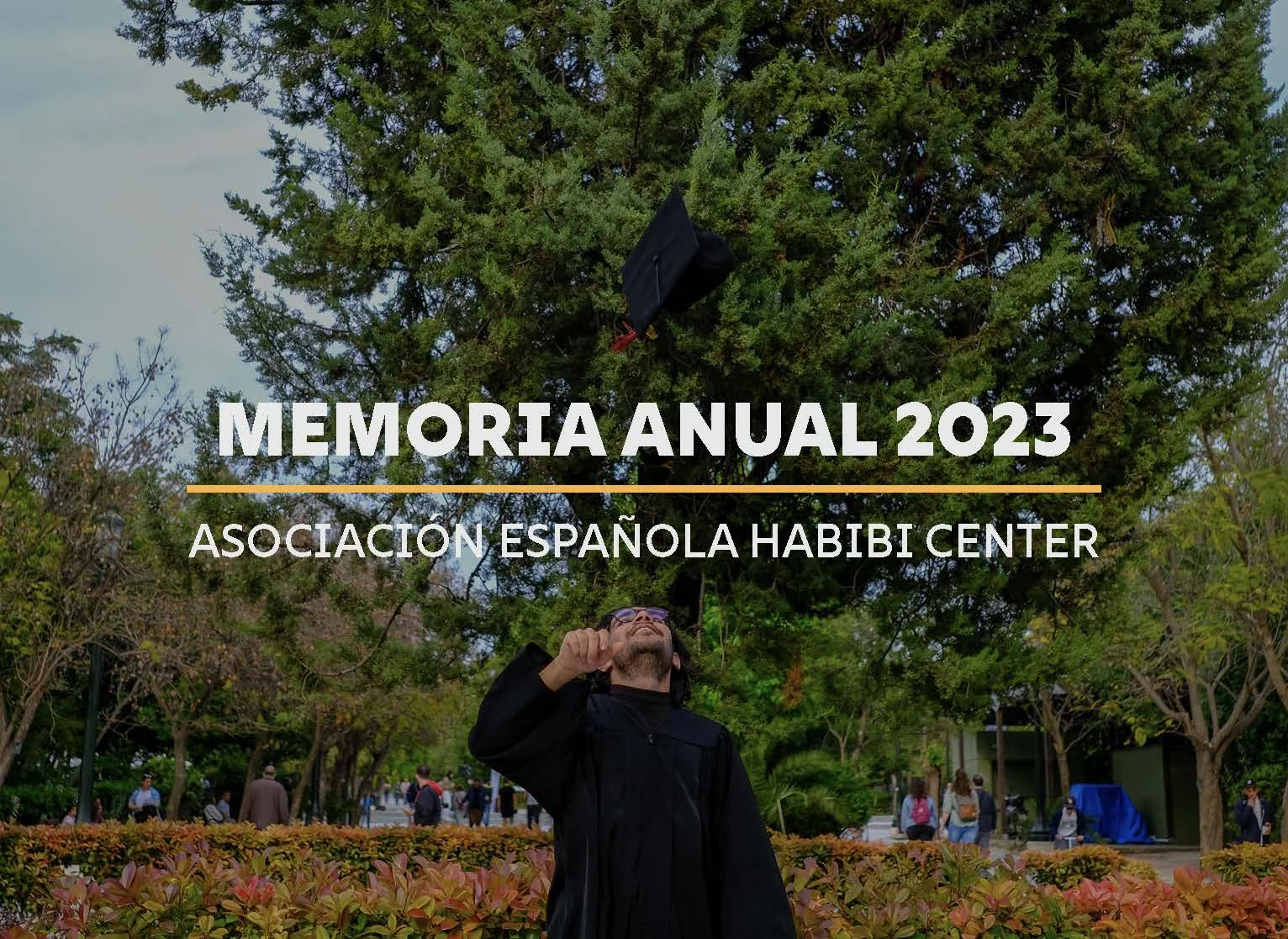 Student throwing up a hat upon graduation